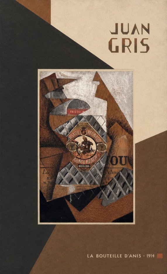 Juan Gris La Bouteille D'anis - 1914 No5 - Poster