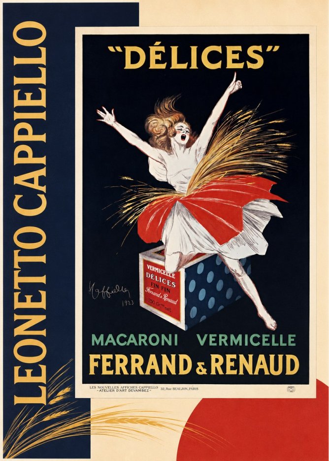 Leonetto Cappiello Délices II No3 - Poster