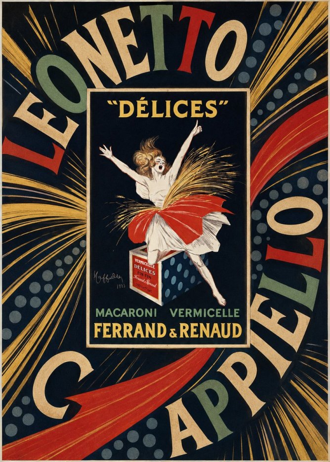 Leonetto Cappiello Délices II No5 - Poster