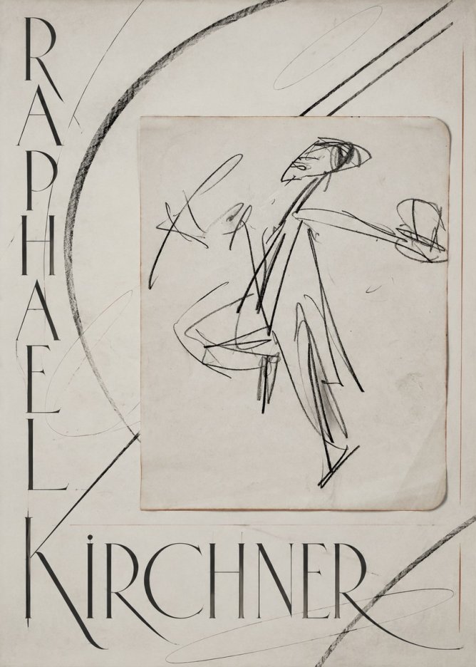 Raphael Kirchner Dynamic Dancer Sketch No5 - Poster