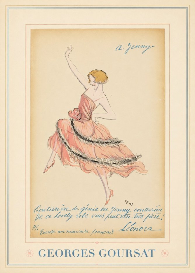 Georges Goursat A Jenny No6 - Poster