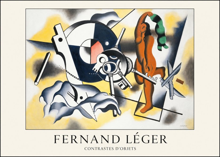 Fernand Léger Contrastes D'objets No2 - Poster