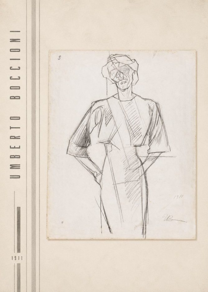 Umberto Boccioni Figure Study, 1911 No3 - Poster