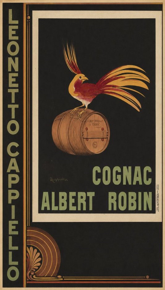 Leonetto Cappiello Cognac Albert Robin No3 - Poster