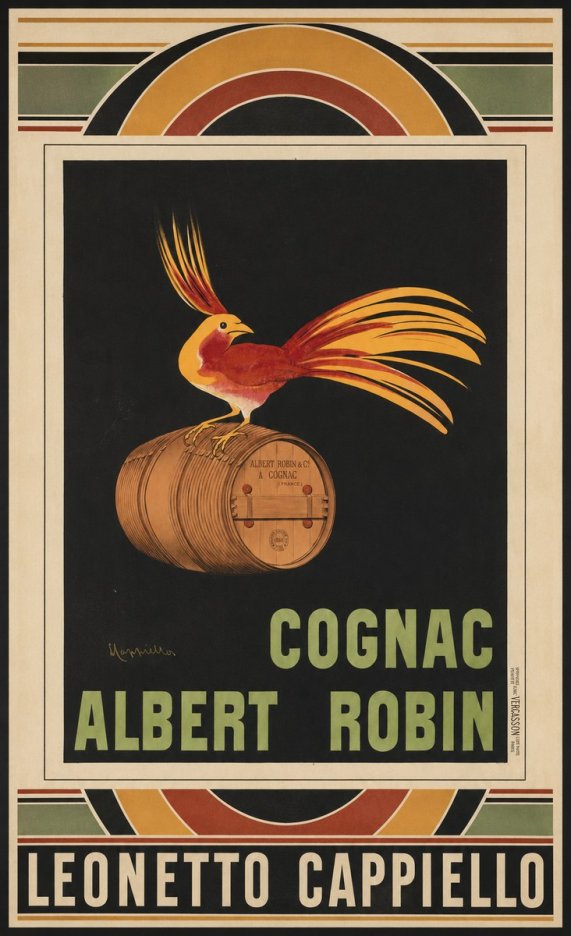 Leonetto Cappiello Cognac Albert Robin No4 - Poster