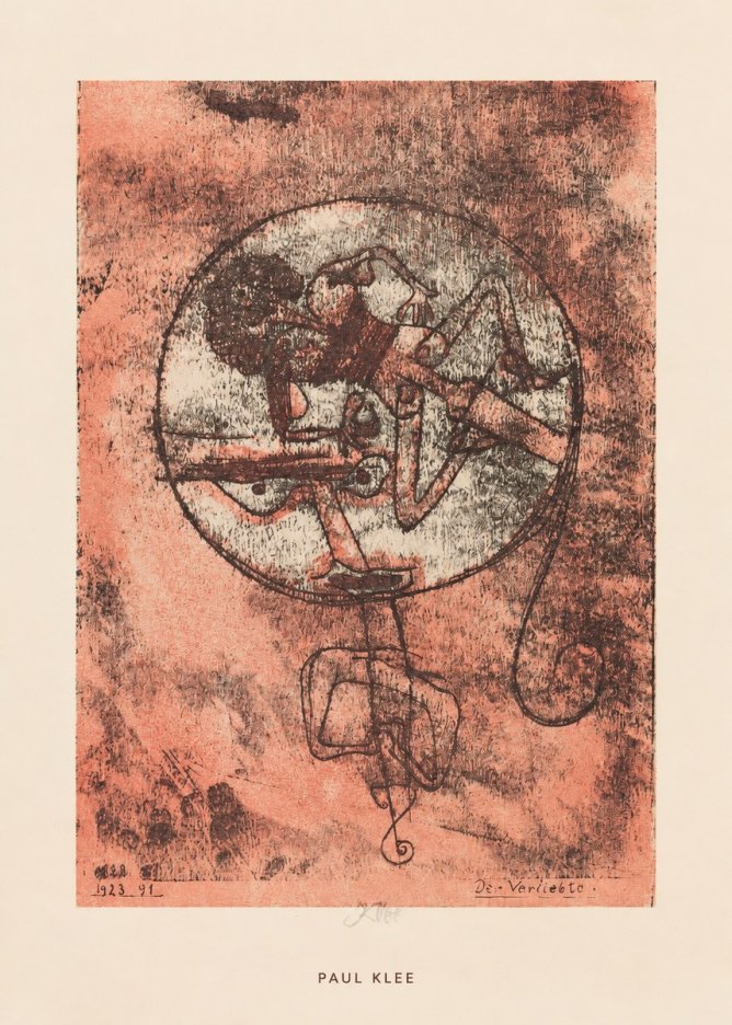 Paul Klee Der Verliebte II No6 - Poster