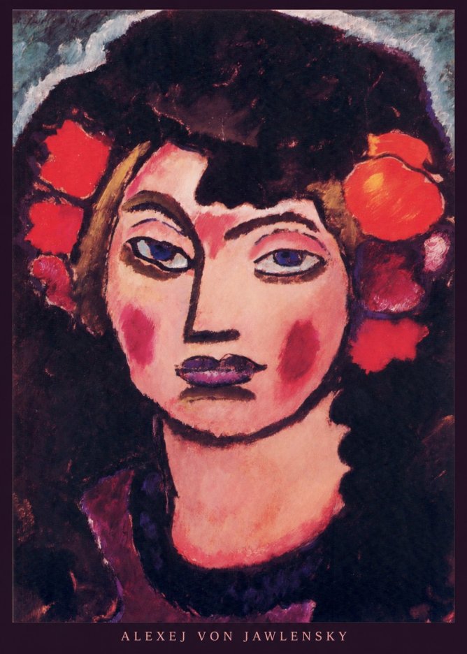 Alexej von Jawlensky Portrait of a Woman No5 - Poster