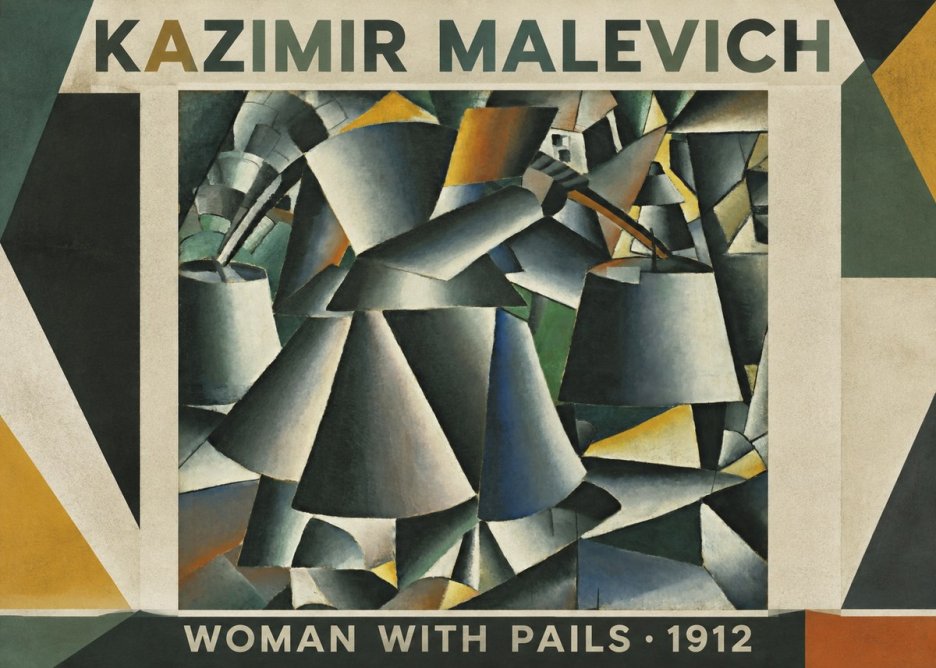 Kazimir Malevich Woman with Pails No1 - Poster