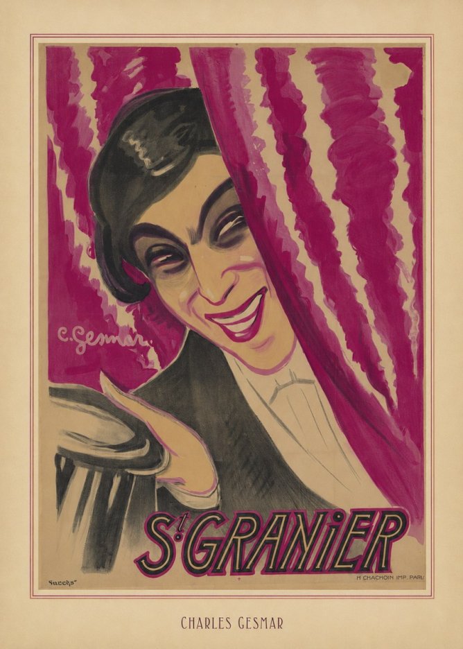 Charles Gesmar S! Granier II No3 - Poster