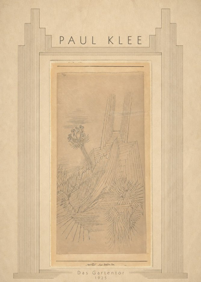 Paul Klee Das Gartentor I No6 - Poster