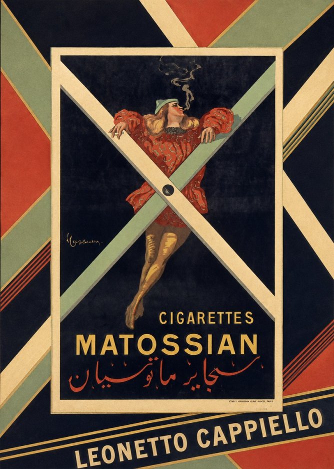 Leonetto Cappiello Cigarettes Matossian No3 - Poster