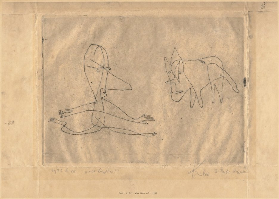Paul Klee Was Läuft Er? No6 - Poster