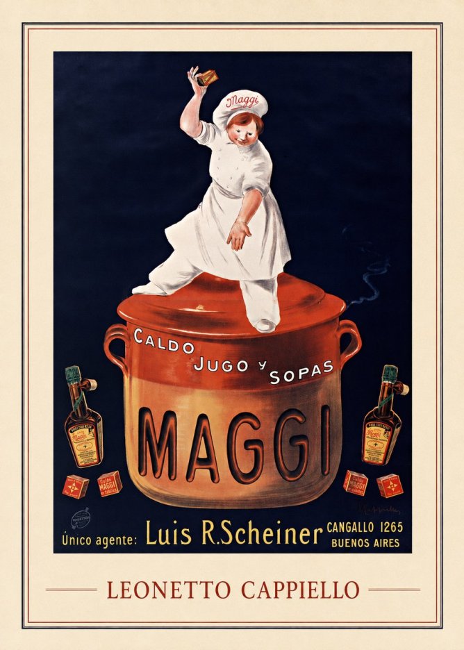 Leonetto Cappiello Maggi No1 - Poster