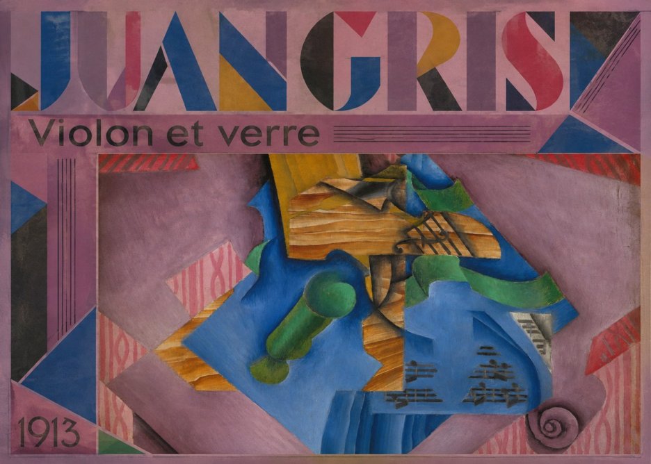 Juan Gris Violon Et Verre No3 - Poster