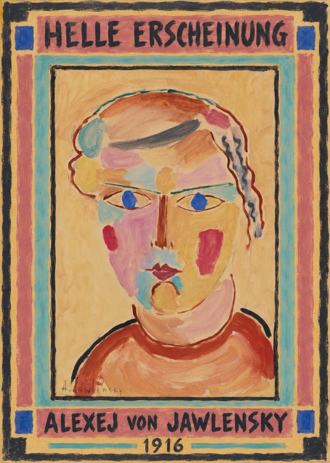 Alexej von Jawlensky Helle Erscheinung No4 - Poster