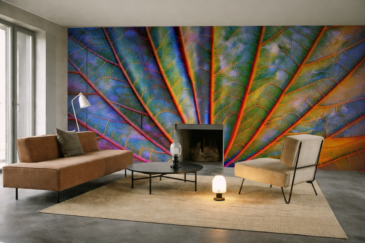 Vivid Spectrum Leaf