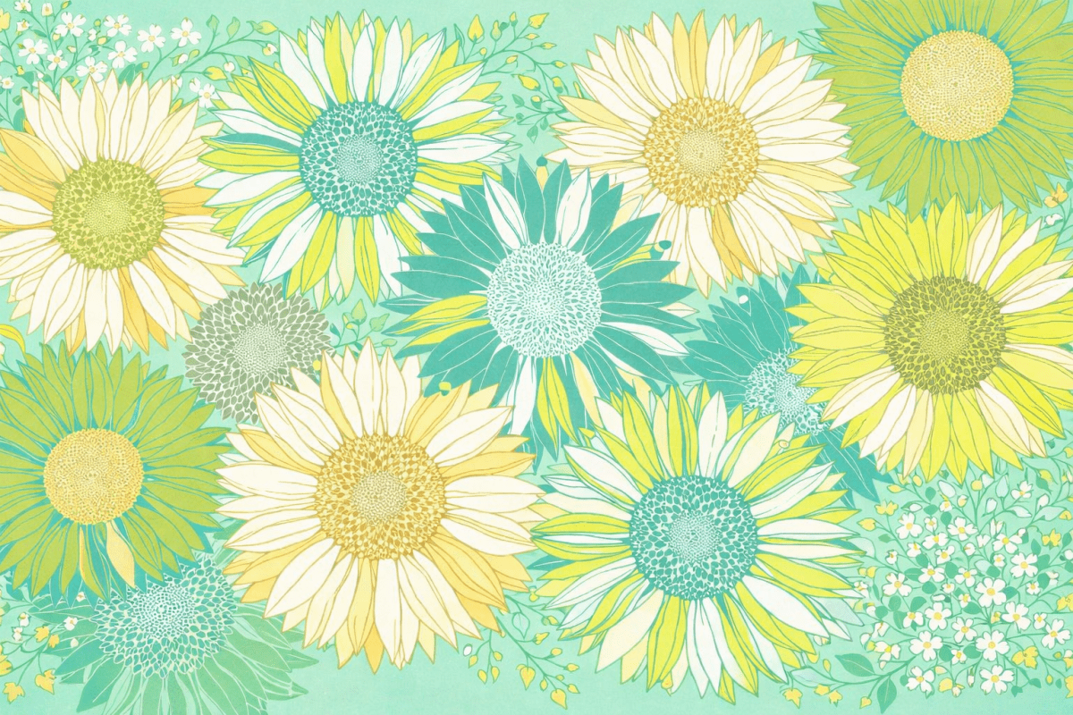 Sunlit Floral Tapestry