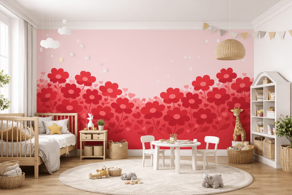 Petal Mural Cascade
