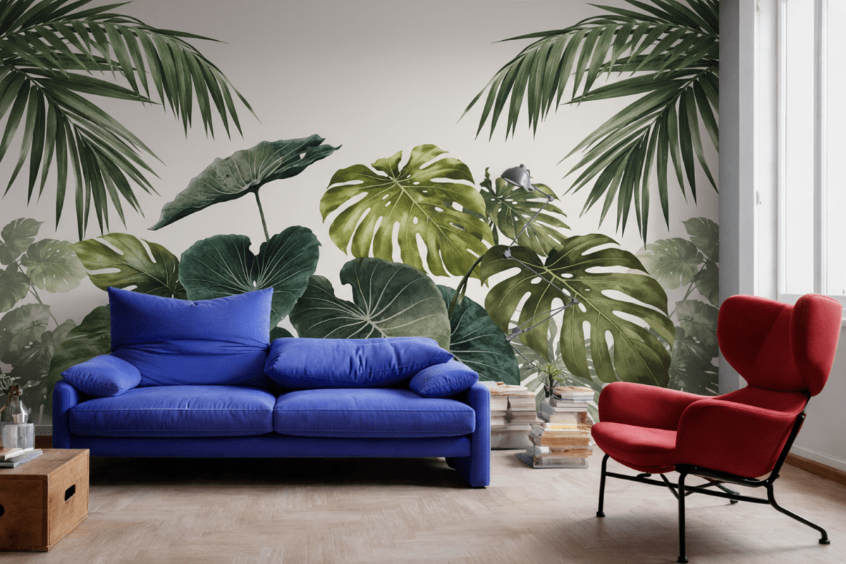 Tropical Leaf Veil