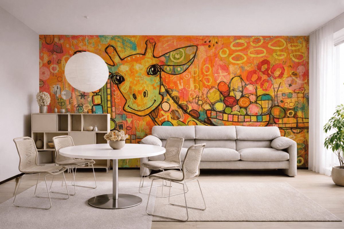 Giraffe Mosaic