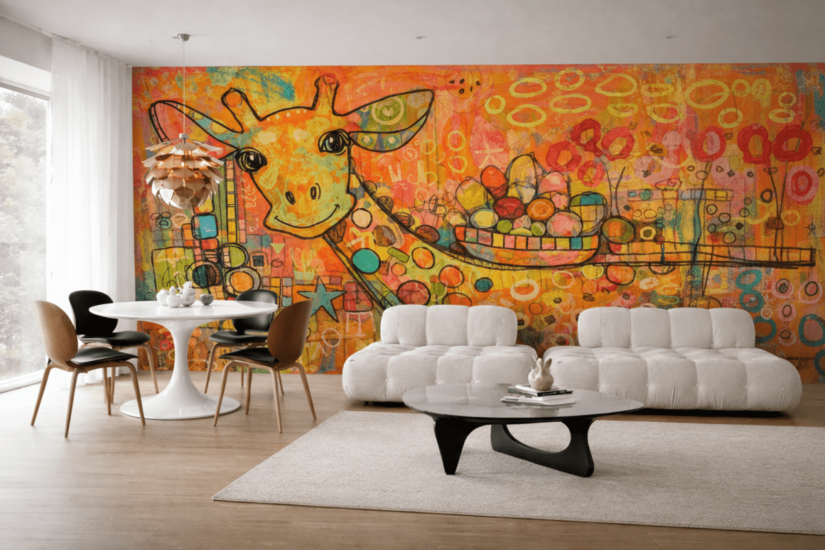 Giraffe Mosaic