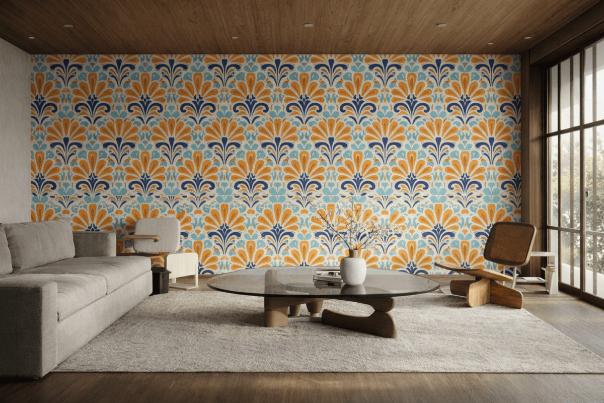 Flame Petal Mosaic