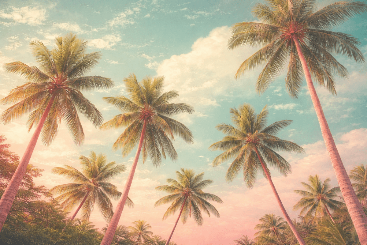 Palm Serenity Scene