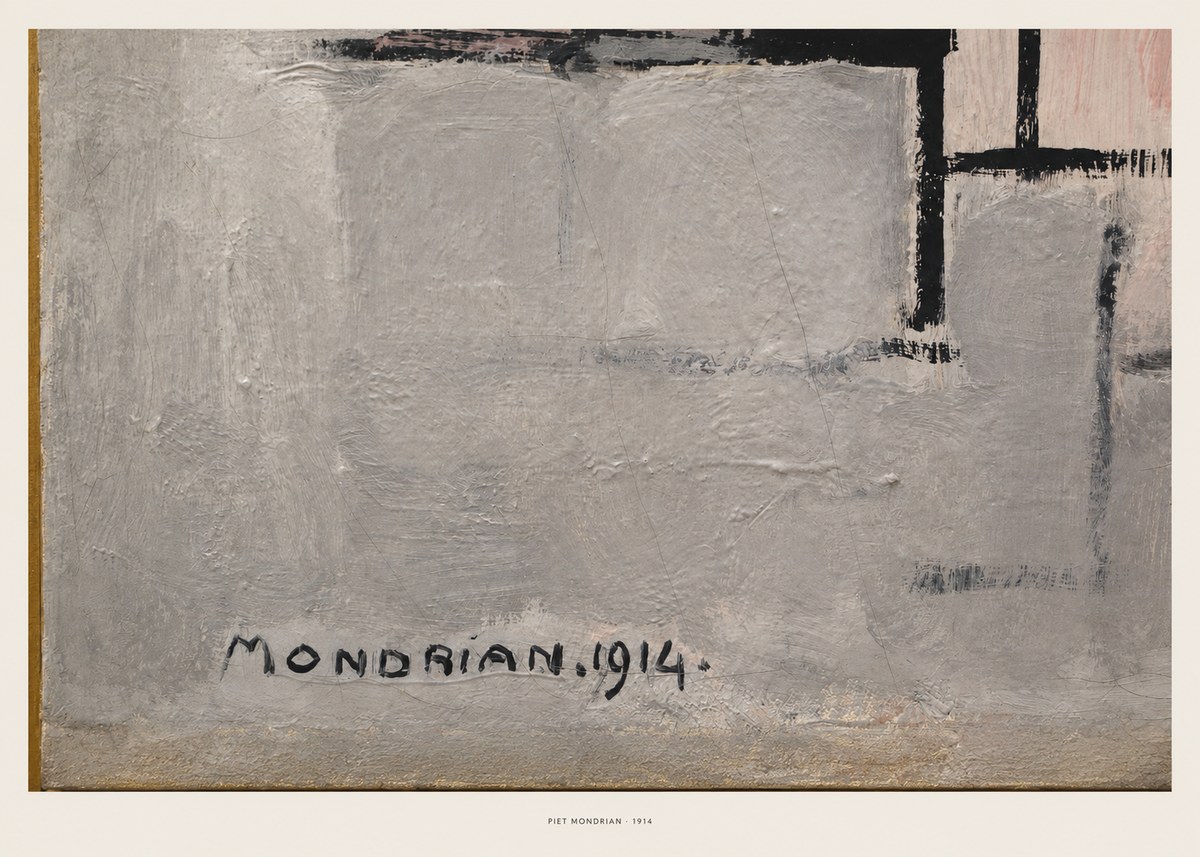 Piet Mondrian Composition 1914 No6 - Poster