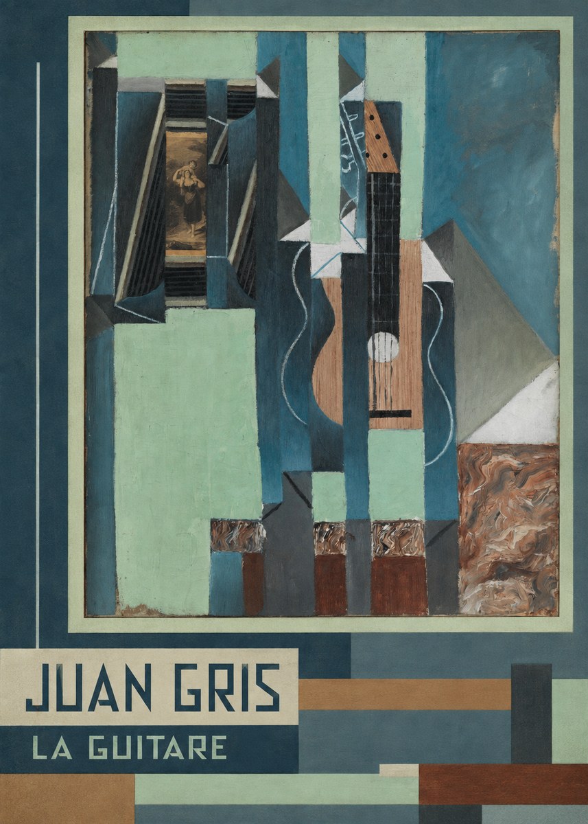 Juan Gris La Guitare No3 - Poster