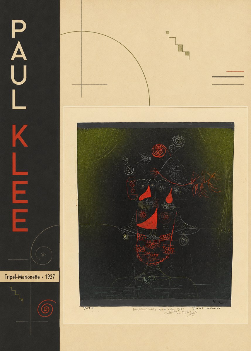 Paul Klee Tripel-marionette No2 - Poster