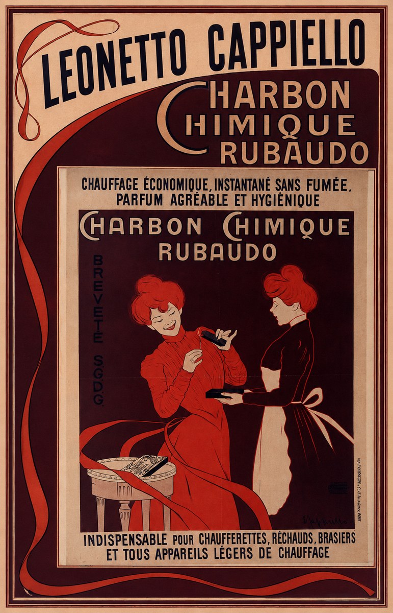 Leonetto Cappiello Charbon Chimique Rubaudo No1 - Poster