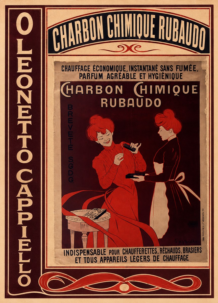 Leonetto Cappiello Charbon Chimique Rubaudo No4 - Poster