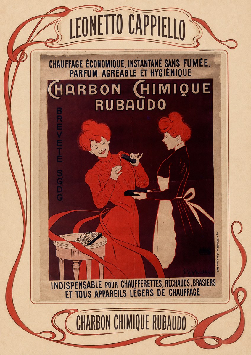 Leonetto Cappiello Charbon Chimique Rubaudo No5 - Poster