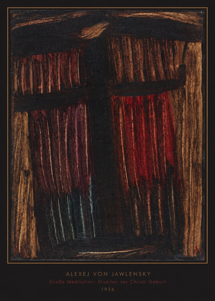 Alexej von Jawlensky Große Meditation: Stunden Vor Christi Geburt No6 - Poster
