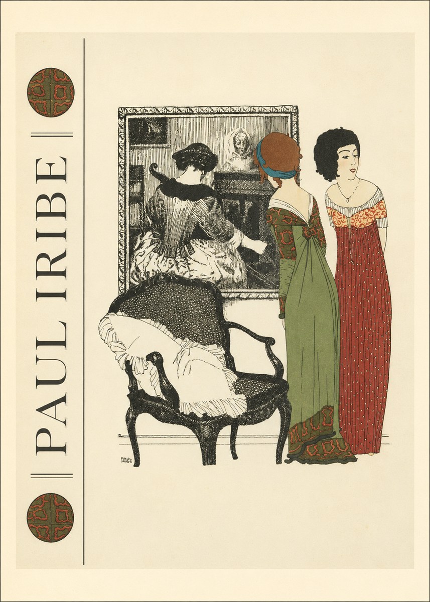 Paul Iribe Elegant Interior Scene No3 - Poster
