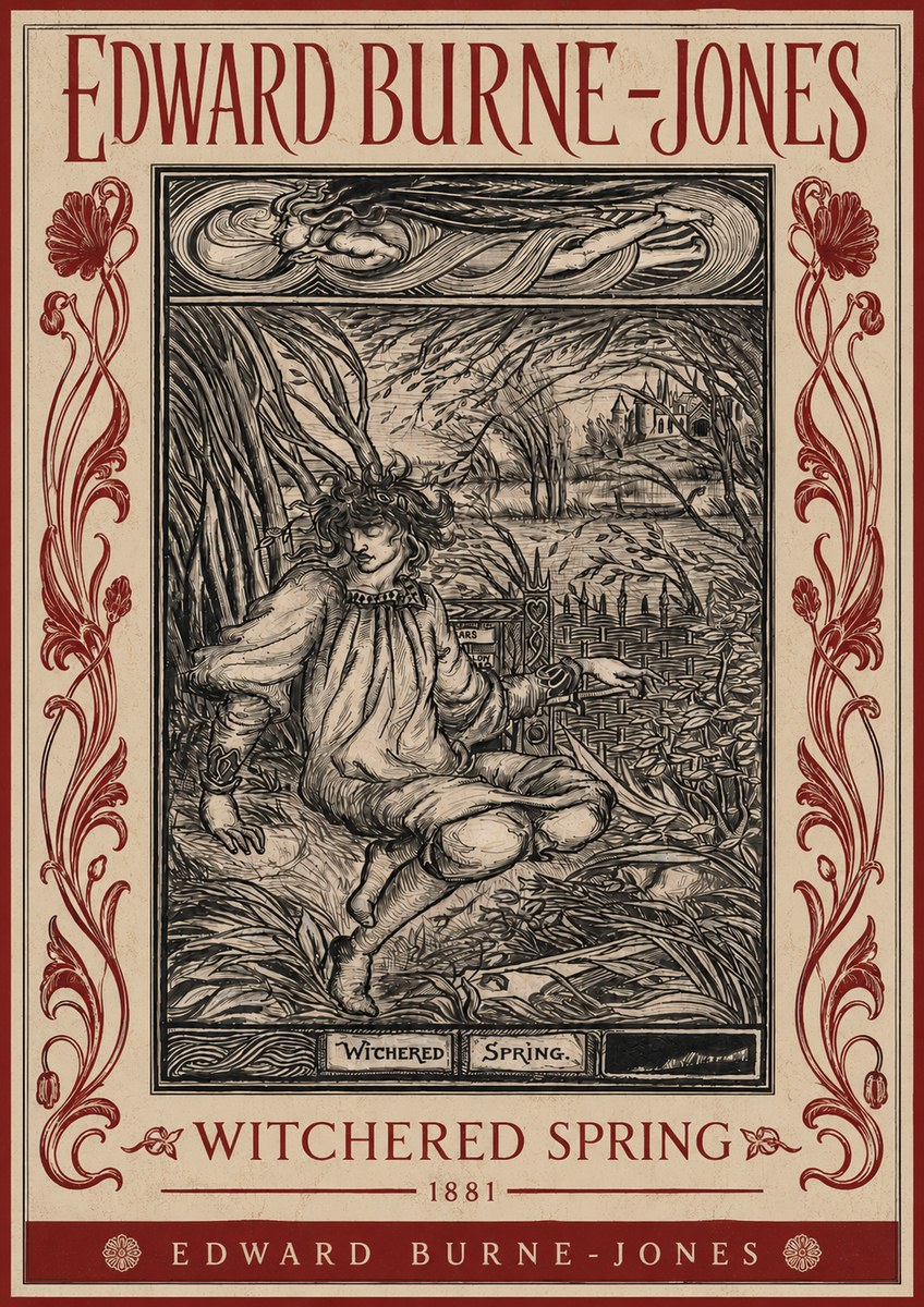 Edward Burne-Jones Withered Spring No4 - Poster