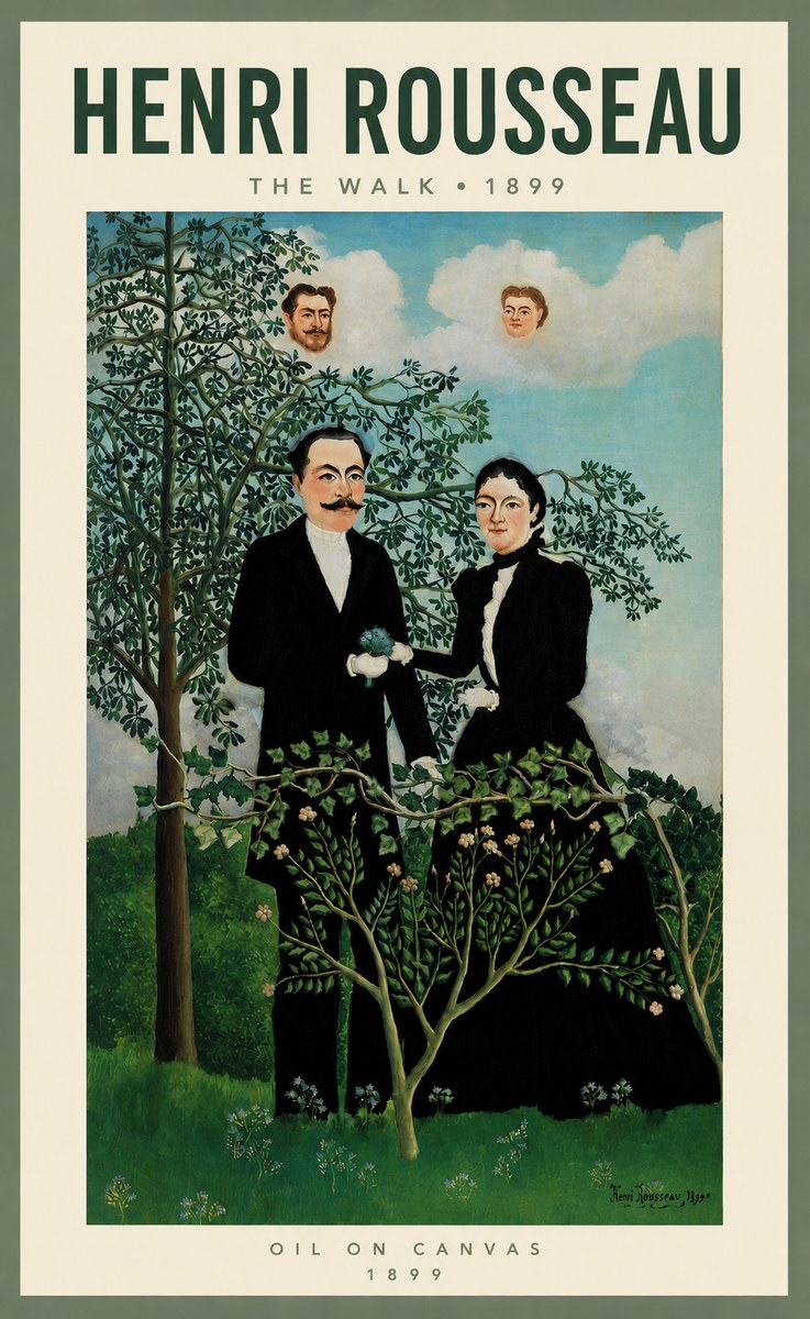 Rousseau The Walk No4 - Poster