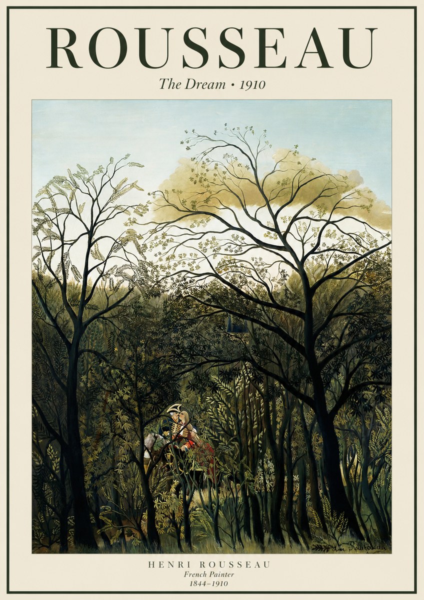 Rousseau The Dream I No1 - Poster