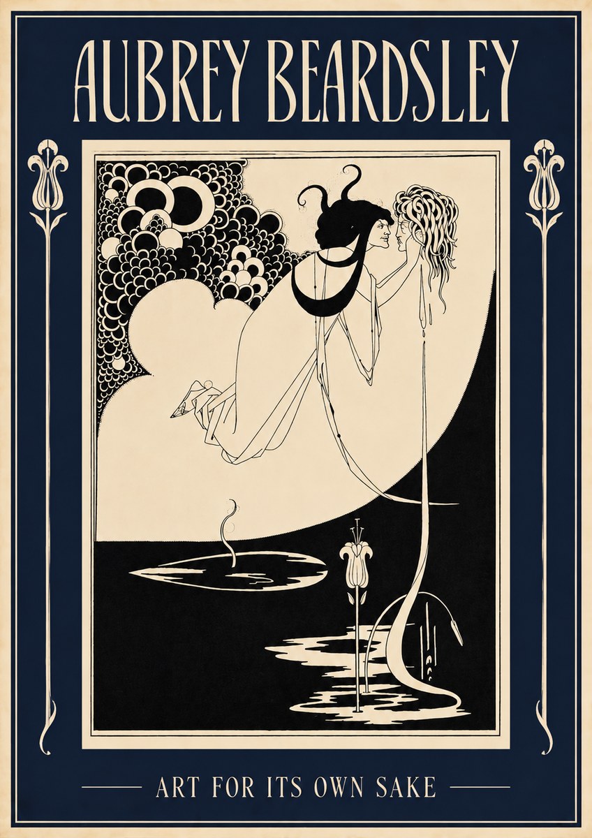 Aubrey Beardsley Art for Its Own Sake No2 - Poster
