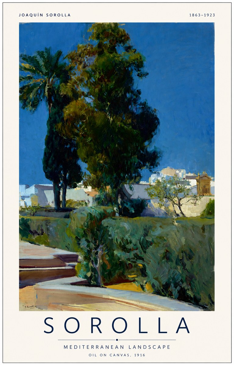 Sorolla Mediterranean Landscape No1 - Poster