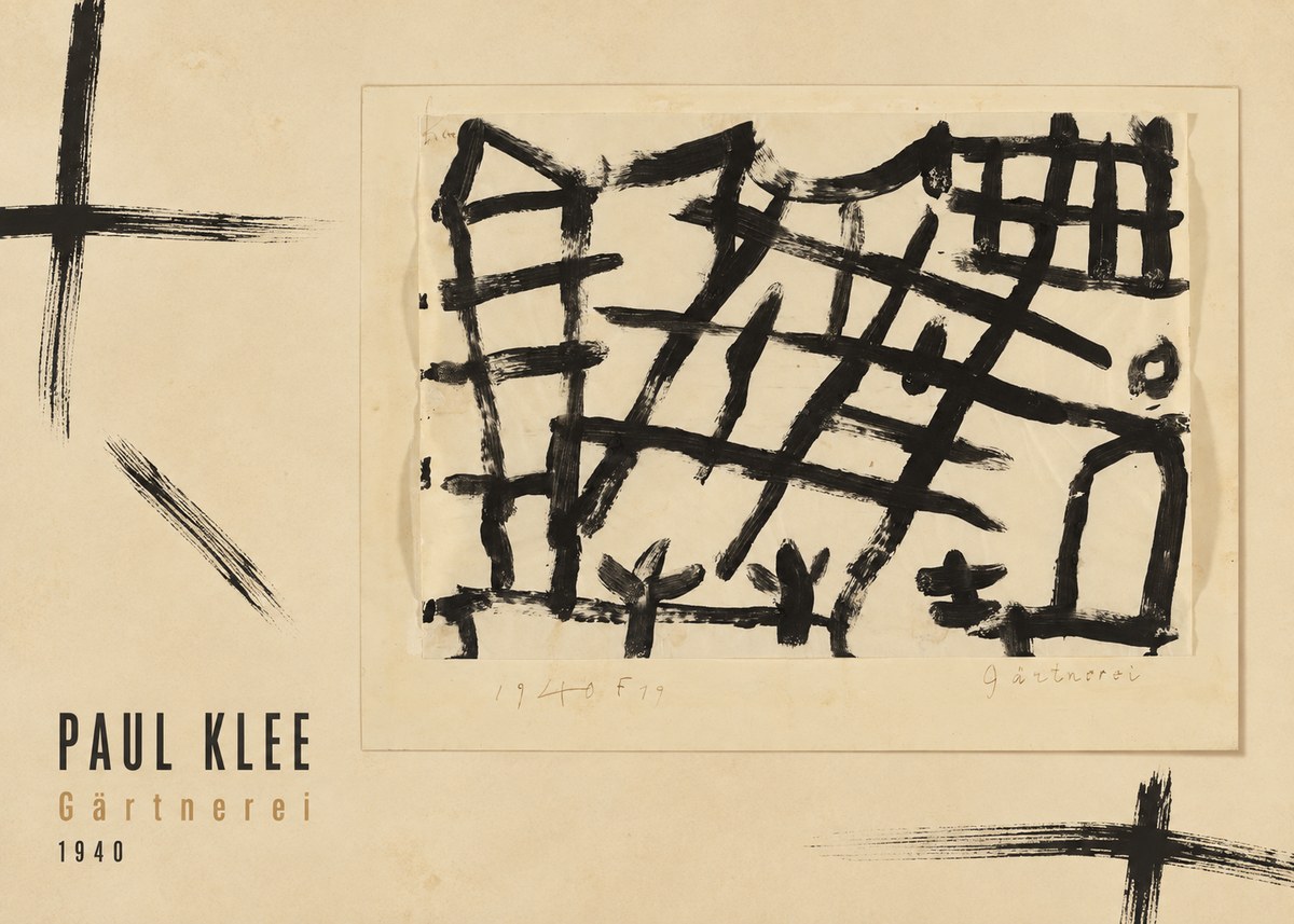 Paul Klee Gärtnerei No5 - Poster