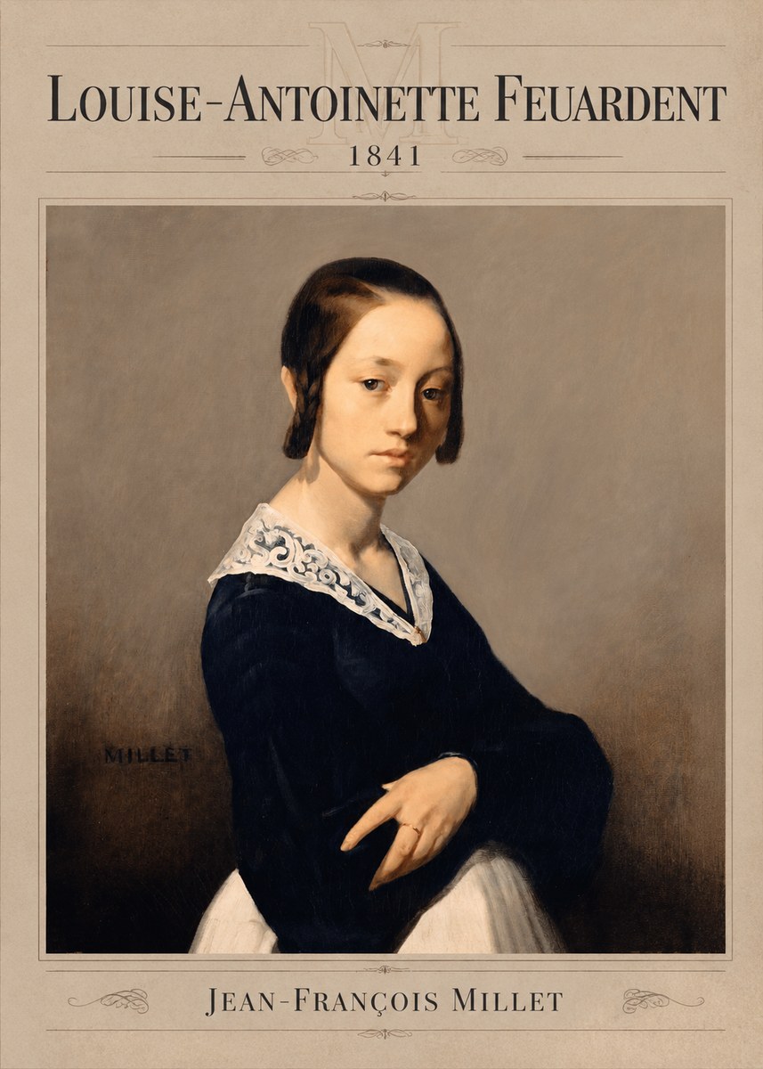 Jean-François Millet Louise-antoinette Feuardent No3 - Poster