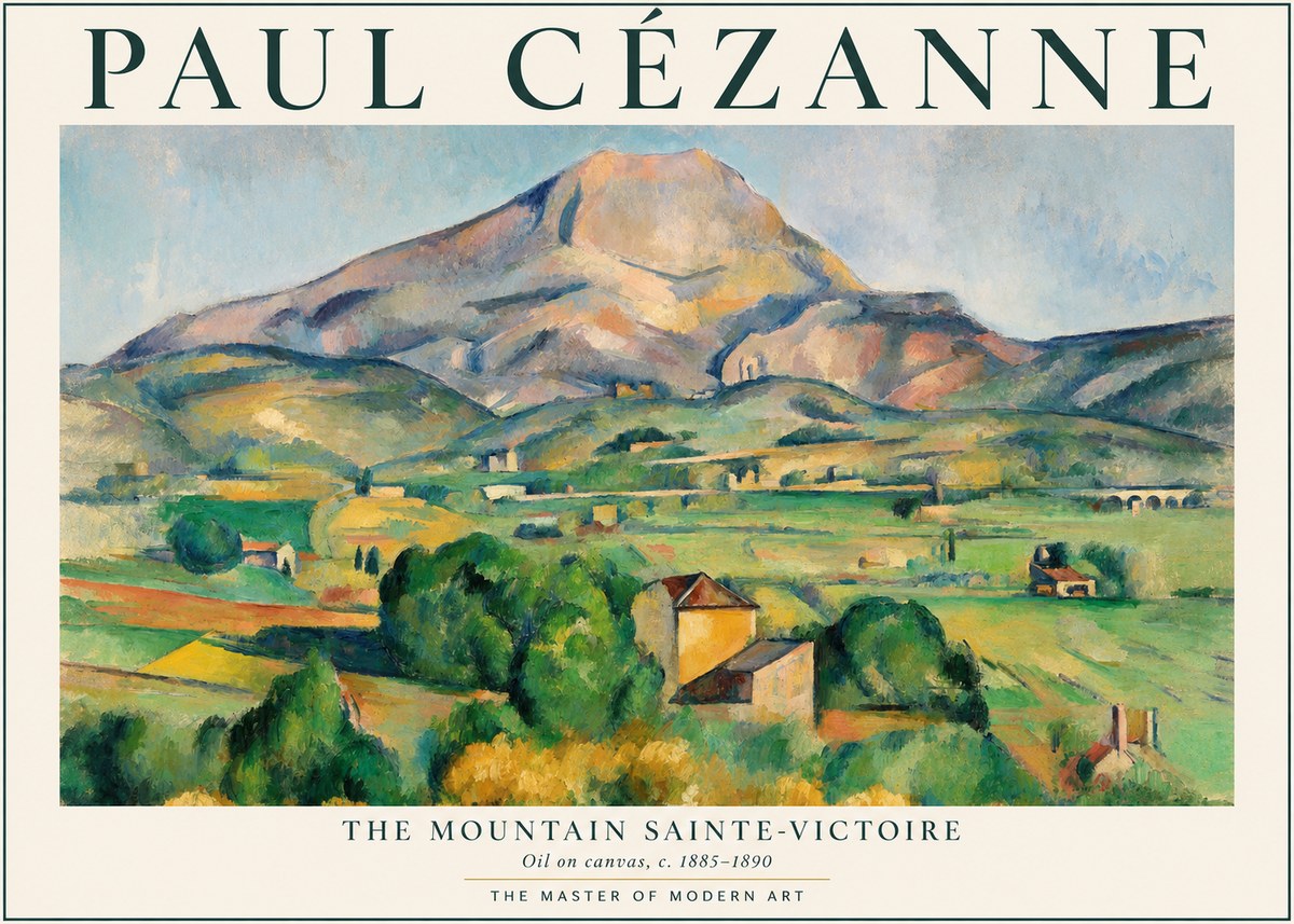 Paul Cézanne Mount Sainte-victoire No2 - Poster