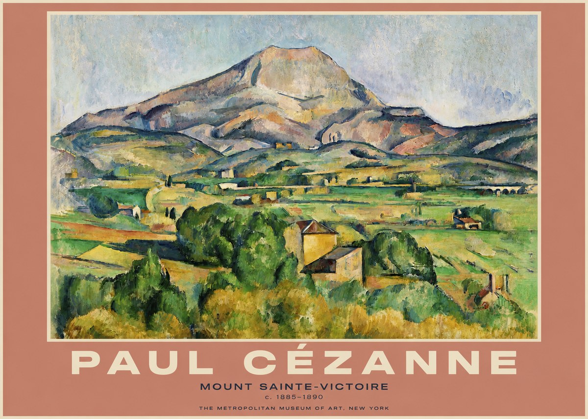 Paul Cézanne Mount Sainte-victoire No4 - Poster