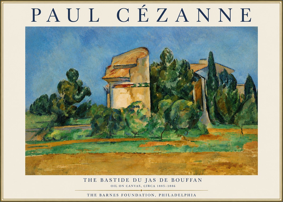 Paul Cézanne The Bastide Du Jas De Bouffan No3 - Poster