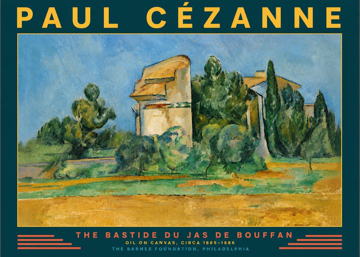 Paul Cézanne The Bastide Du Jas De Bouffan No4 - Poster
