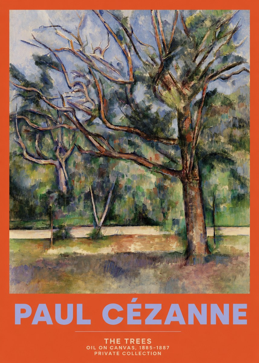 Paul Cézanne The Trees No2 - Poster