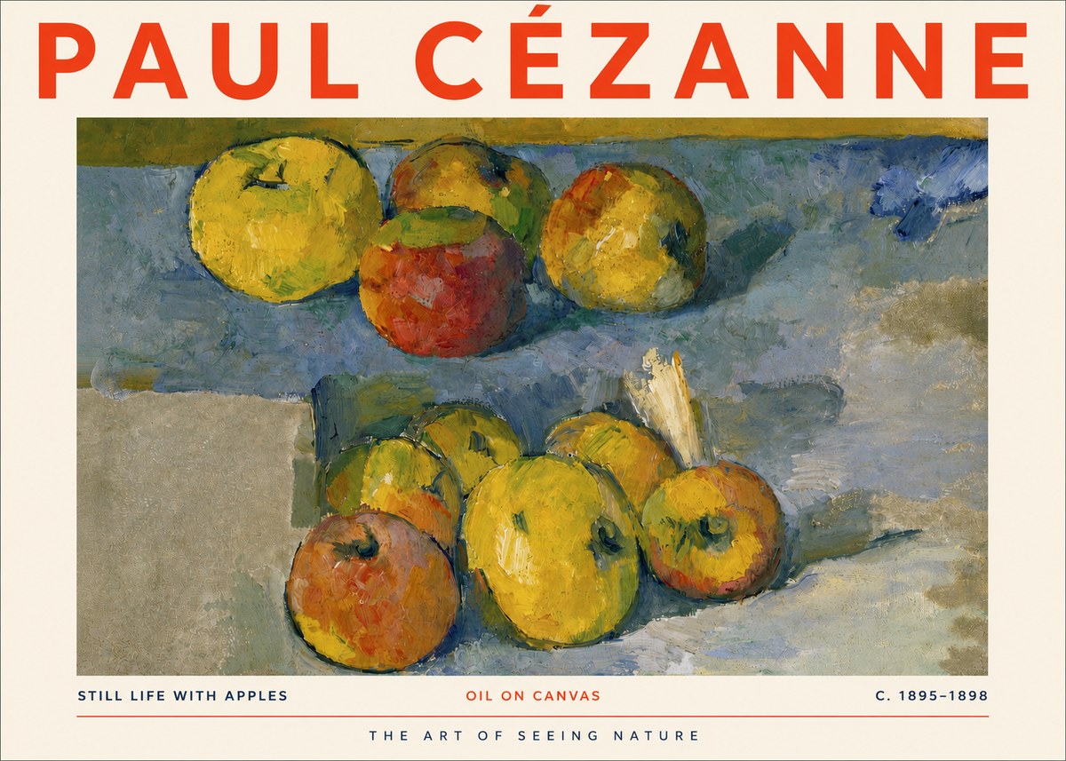 Paul Cézanne Still Life with Apples No4 - Poster