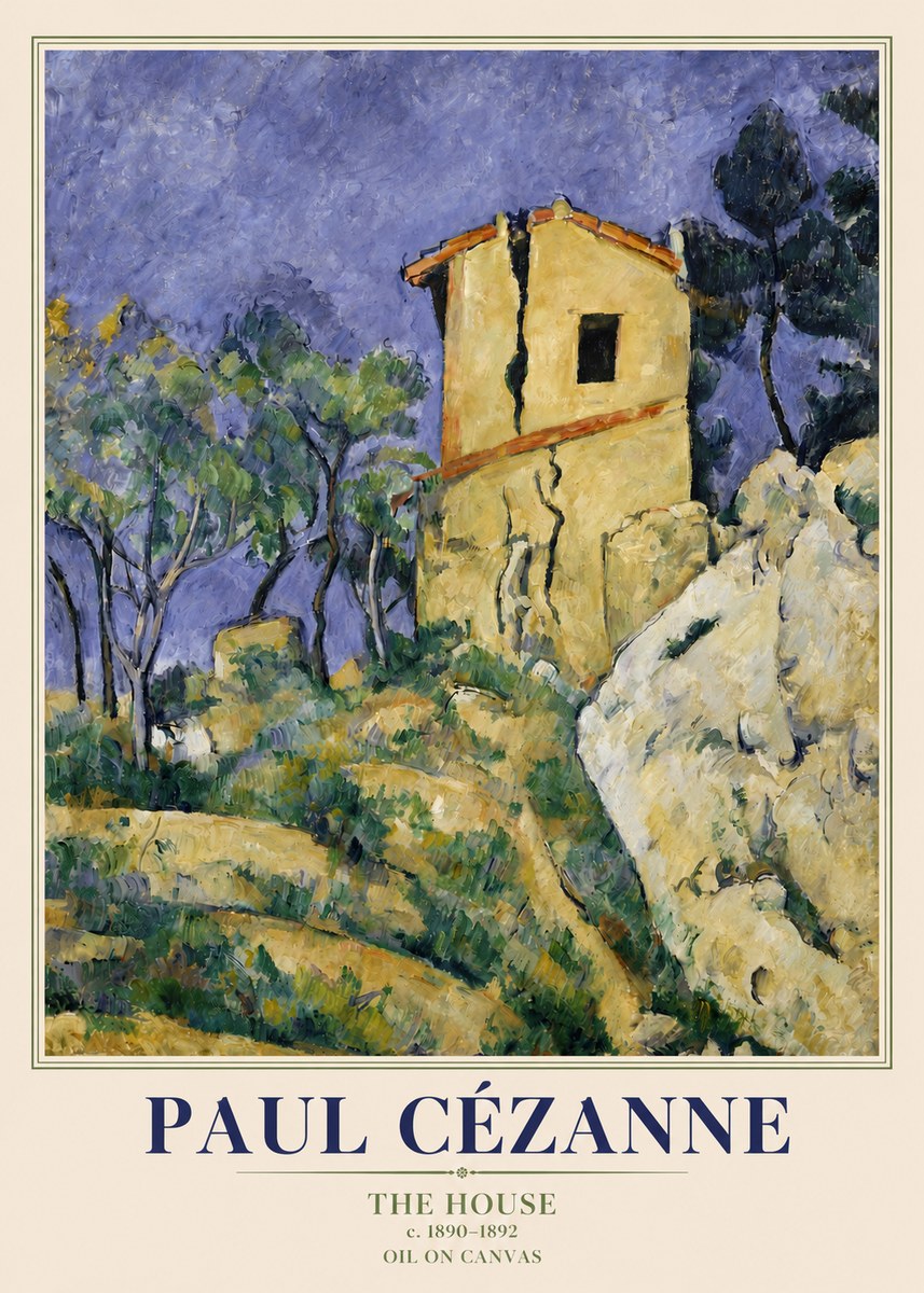 Paul Cézanne The House No3 - Poster