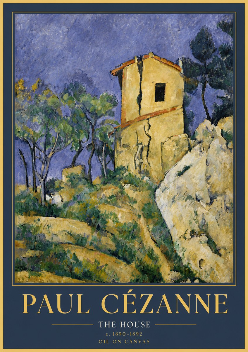 Paul Cézanne The House No5 - Poster